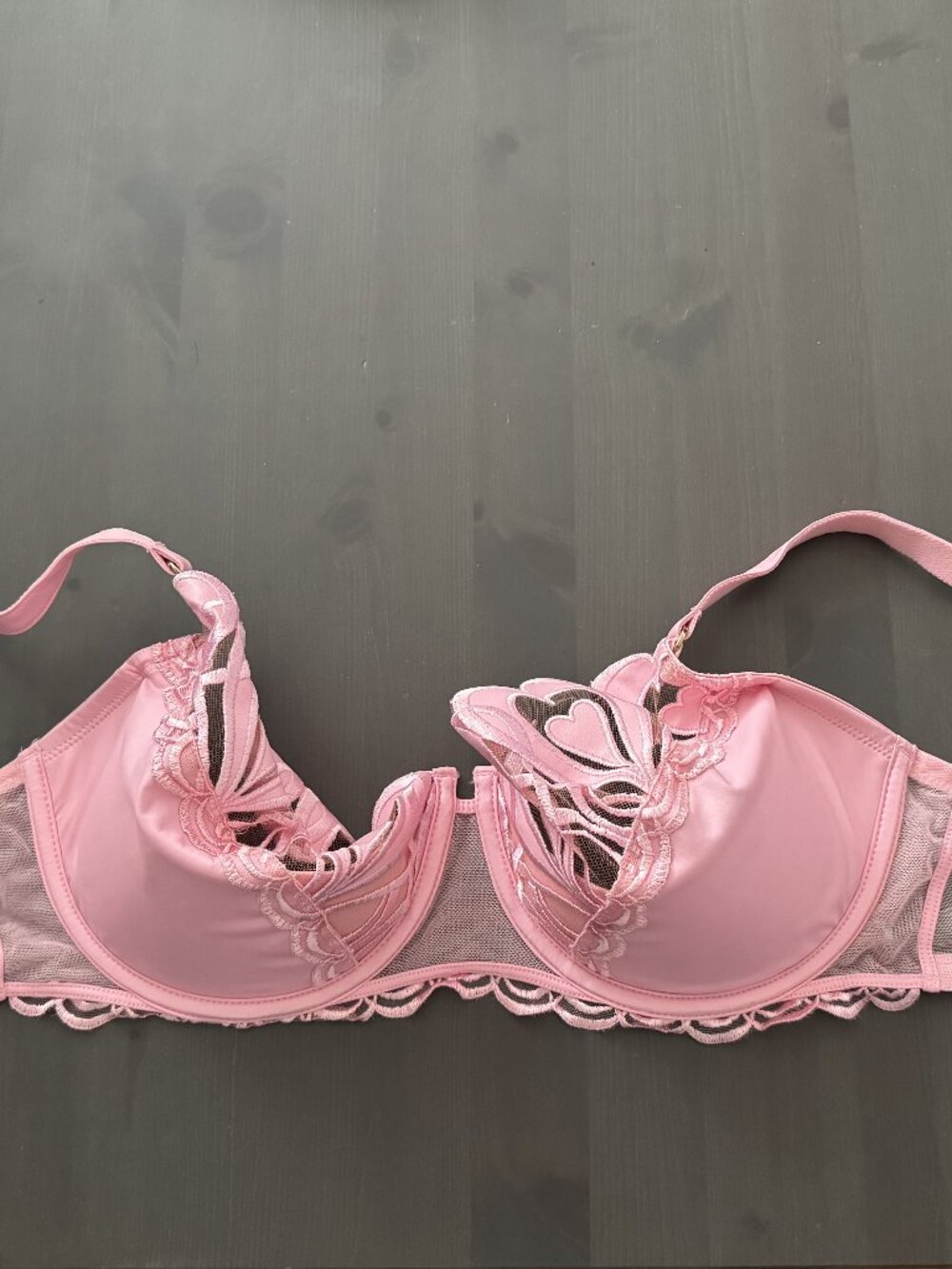 Honey Birdette - Pink Hearts - Bra - 36G